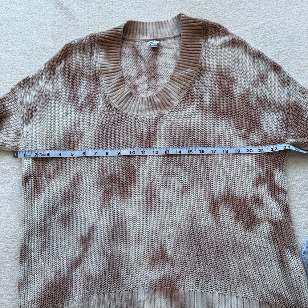 AERIE OPEN KNIT OVERSIZED SWEATER in Raw Sienna - Picture 8 of 8